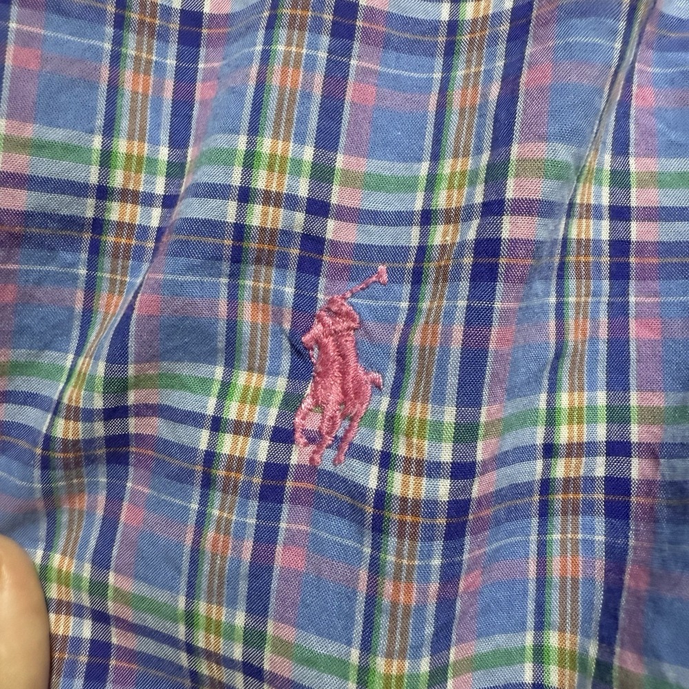 Ralph Lauren Lot 3 Long Sleeve‎ Men's Lg Lightweight Button Down Shirts Pony - Picture 15 of 16